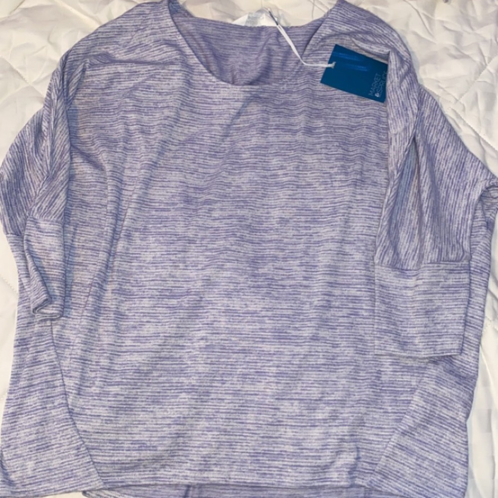 Market and spruce half sleeve oversized sweater